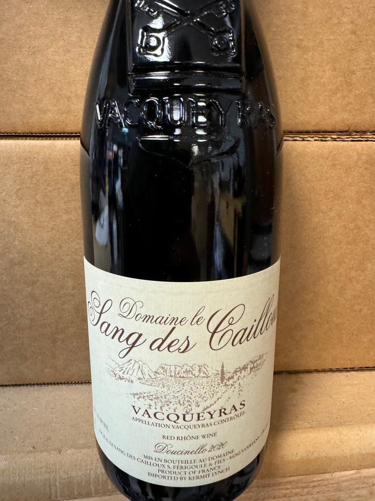 Domaine le Sang des Cailloux Doucinello Vacqueyras 2020