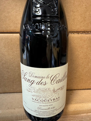 Domaine le Sang des Cailloux Doucinello Vacqueyras 2020
