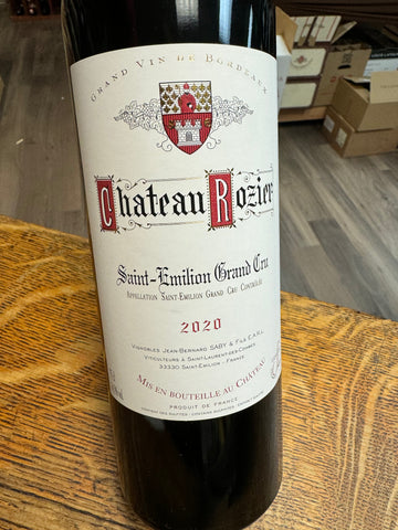 Chateau Rozier Saint-Emilion Grand Cru 2020