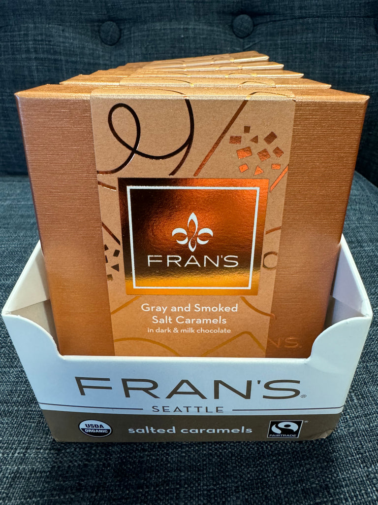Fran's Gray and Smoked Salt Caramels 12pc