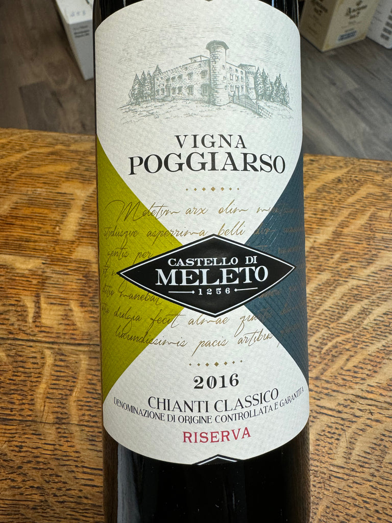 Castello di Meleto Vigna Poggiarso RISERVA Chianti Classico 2016