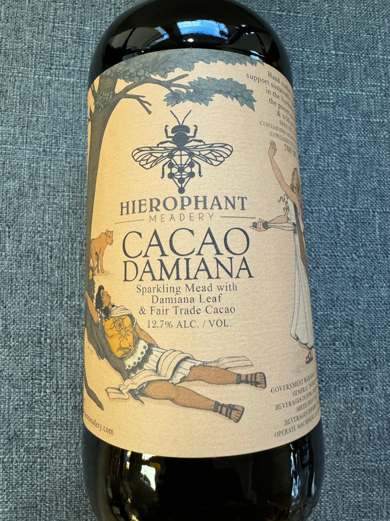 Hierophant Cacao Damiana Sparkling Mead