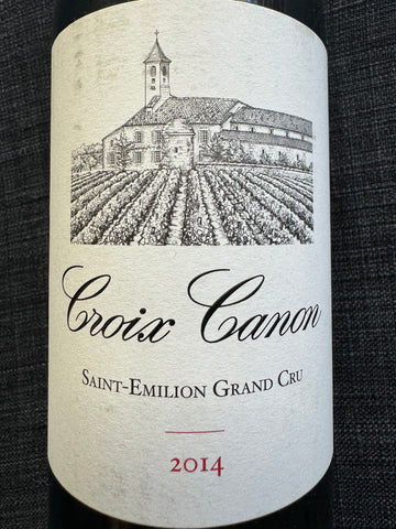 Chateau Canon Croix Canon Saint-Emilion Grand Cru 2014