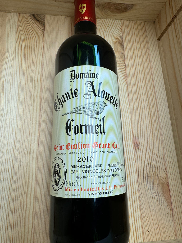 Domaine Chante Alouette Cormeil Saint Emilion Grand Cru 2012