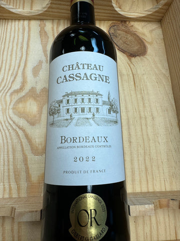 Chateau Cassagne Bordeaux Rouge 2022