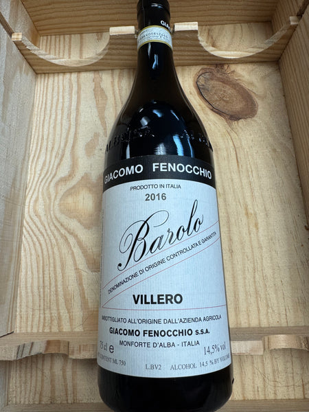 Giacomo Fenocchio Villero Barolo 2016 – Rain City Wines