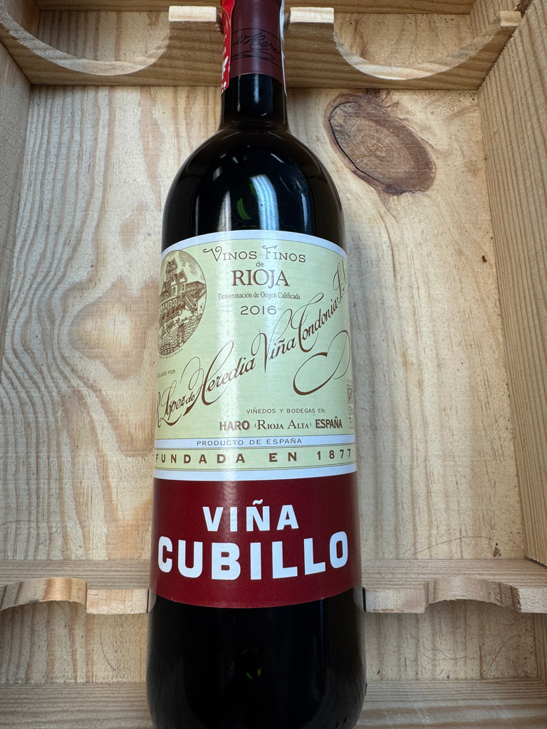 R. Lopez de Heredia Vina Cubillo Rioja Crianza 2016