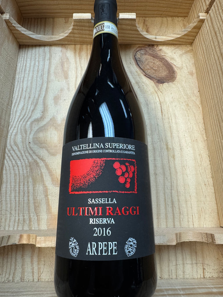 ARPEPE VALTELLINA SUPERIORE RISERVA SASSELLA 'ULTIMI RAGGI' 2016