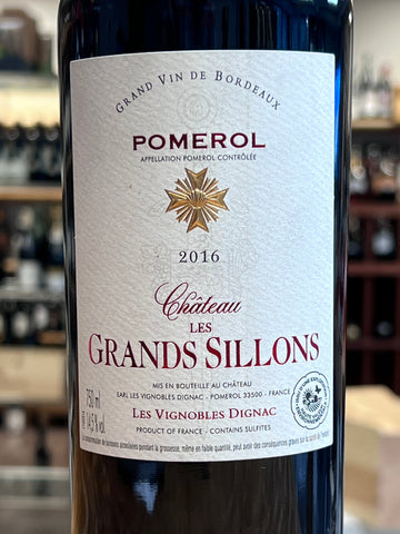 Chateau Les Grands Sillons Pomerol Bordeaux 2018