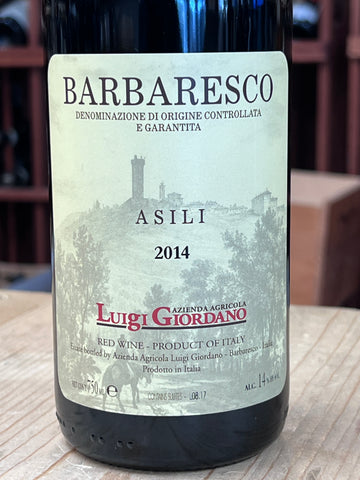 Luigi Giordano Asili Barbaresco 2014