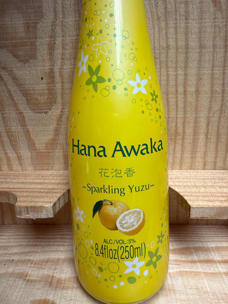 Ozeki Hana Awaka Sparkling Yuzu Sake- 250ml