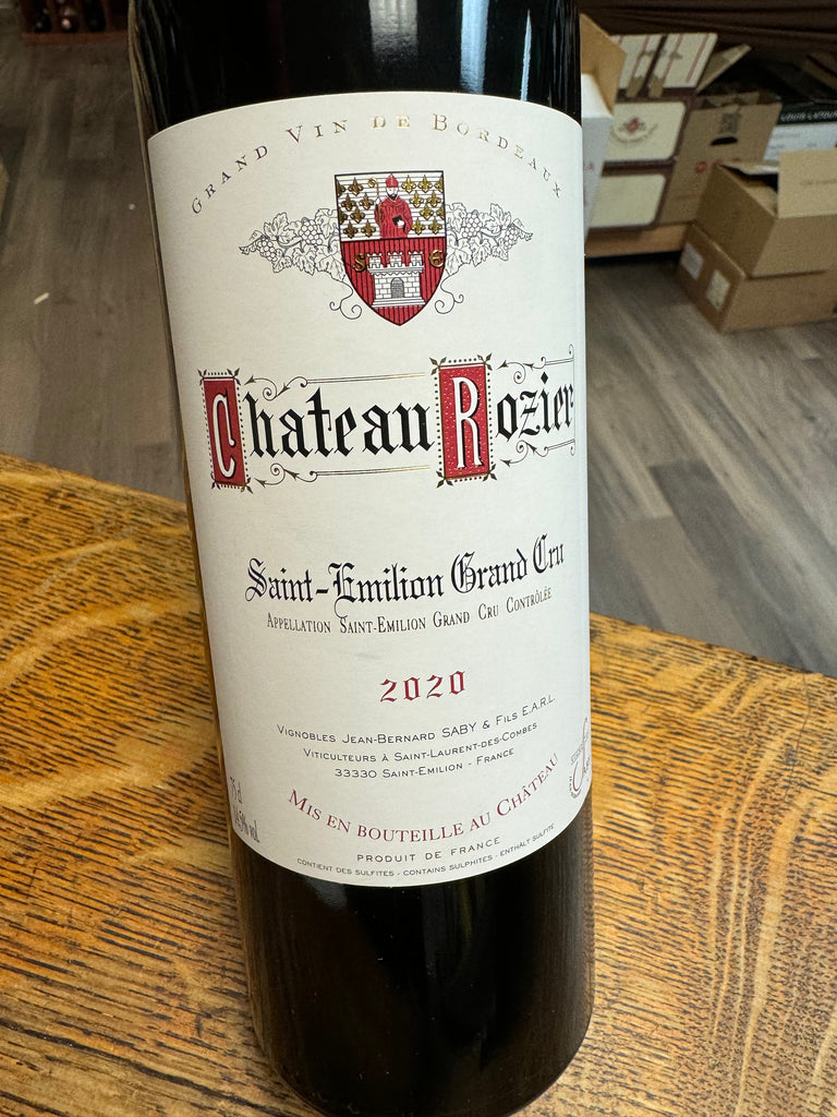 Chateau Rozier Saint-Emilion Grand Cru 2021