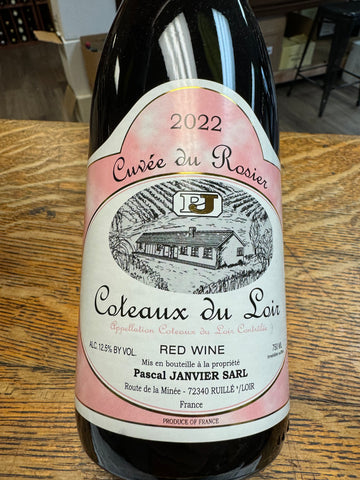 Pascal Janvier Cuvée du Rosier Coteaux du Loir Rouge 2022