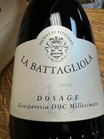 La Battagliola Lambrusco Grasparossa Dosage 15 2021