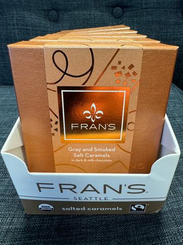 Fran's Gray and Smoked Salt Caramels 12pc