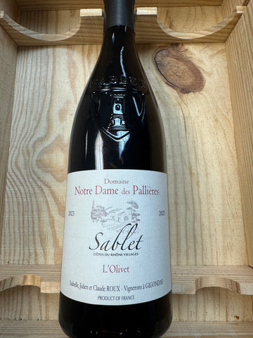 Notre Dame des Pallières Sablet Rouge “L’Olivet” 2023