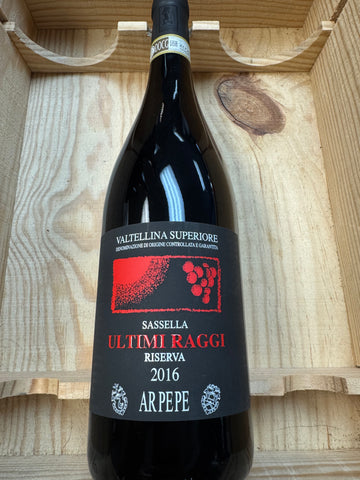 ARPEPE VALTELLINA SUPERIORE RISERVA SASSELLA 'ULTIMI RAGGI' 2016
