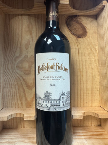 Chateau Bellefont Belcier Saint Émilion Grand Cru 2018