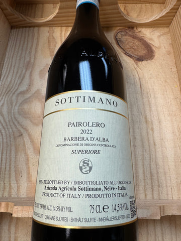 Sottimano Barbera D'Alba Superiore Pairolero 2022