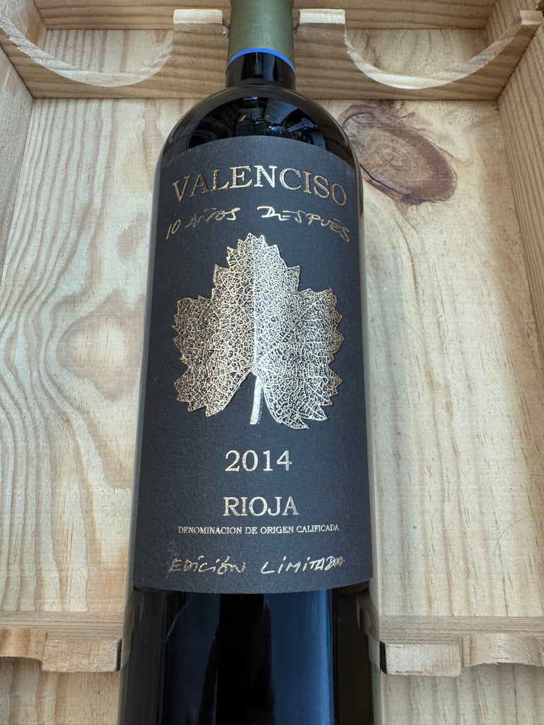 Valenciso Rioja Reserva 10 Anos Después 2014