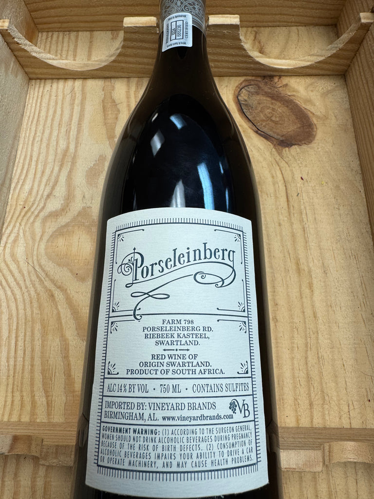 Porseleinberg Swartland Syrah 2016