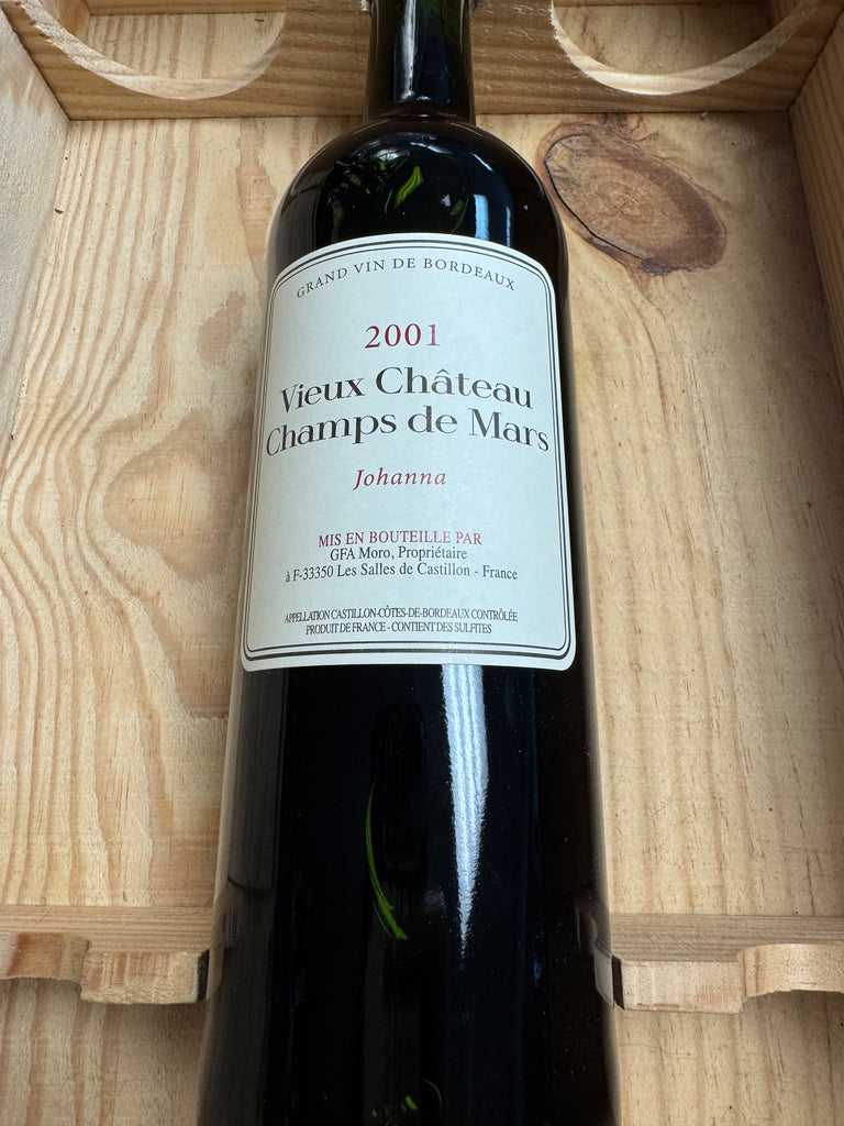 Vieux Chateau Champs de Mars 'Johanna' Cotes De Castillon 2001
