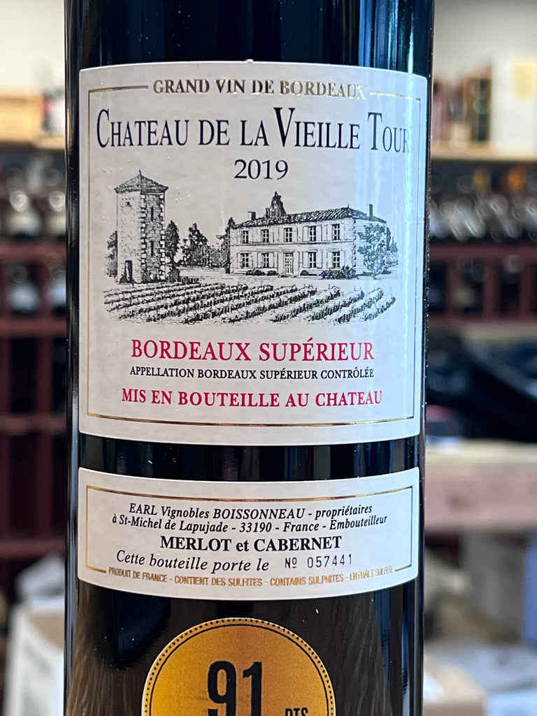 Chateau de la Vieille Tour Bordeaux Superior 2019