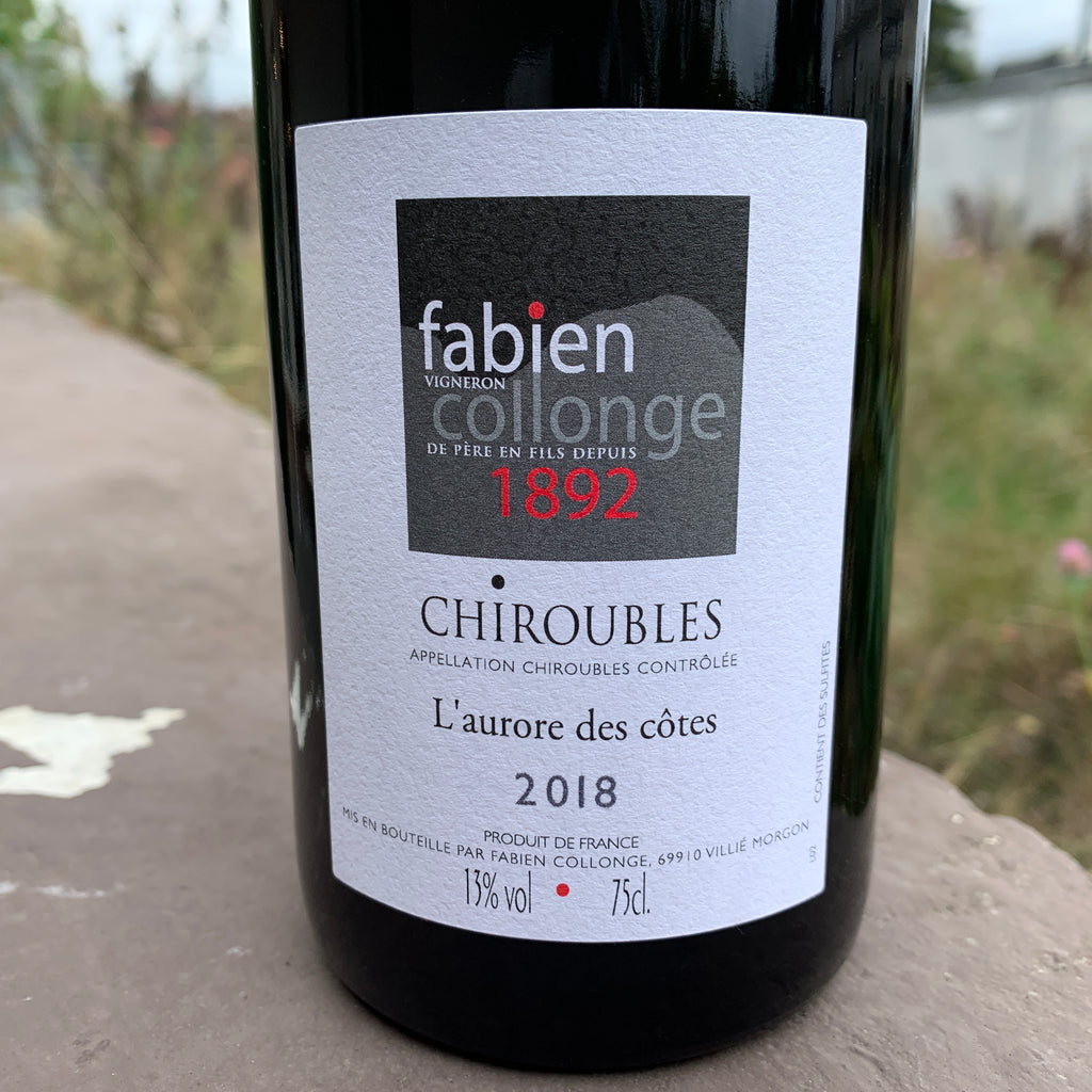 Fabien Collonge Chiroubles L'aurore des cotes Beaujolais 2019
