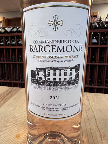Commanderie de la Bargemone Coteaux d'Aix en Provence Rosé 2021