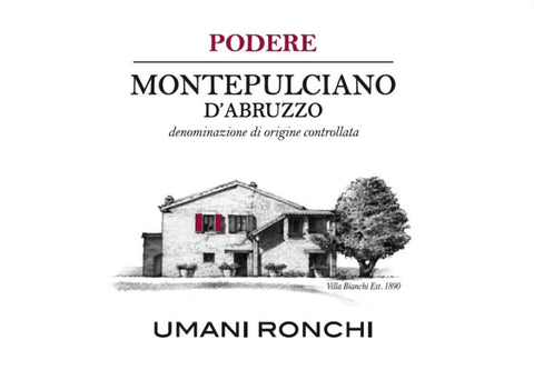 Podere Umani Ronchi Montepulciano d'Abruzzo 2019