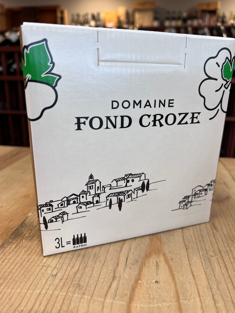 Domaine Fond Croze IGP Mediterrannee Rouge 3L BIB 2019