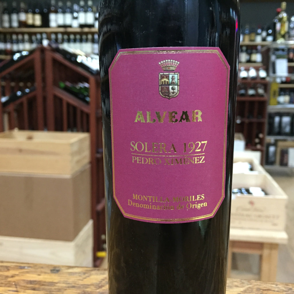 1927 Alvear Pedro Ximenez Solera 375ml
