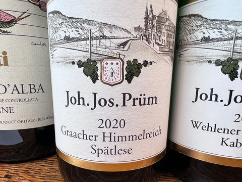 Joh. Jos. Prum Graacher Himmelreich Riesling Spatlese Mosel 2020