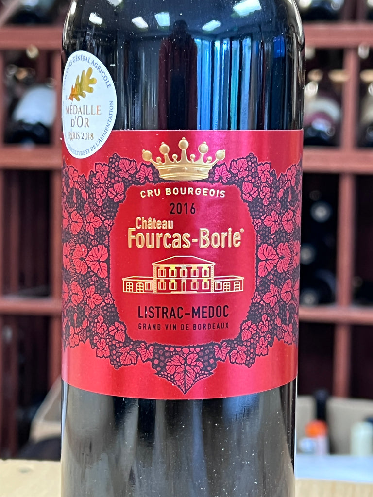 Chateau Fourcas-Borie Listrac-Medoc Cru Bourgeois 2016