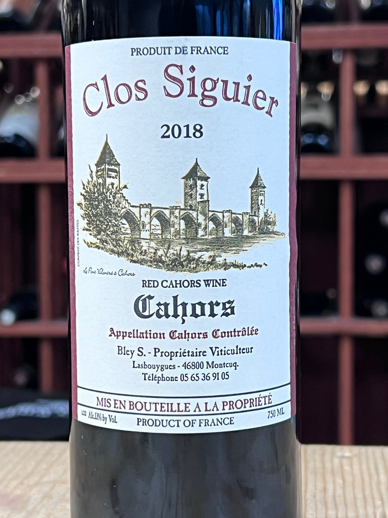 Clos Siguier Cahors 2018