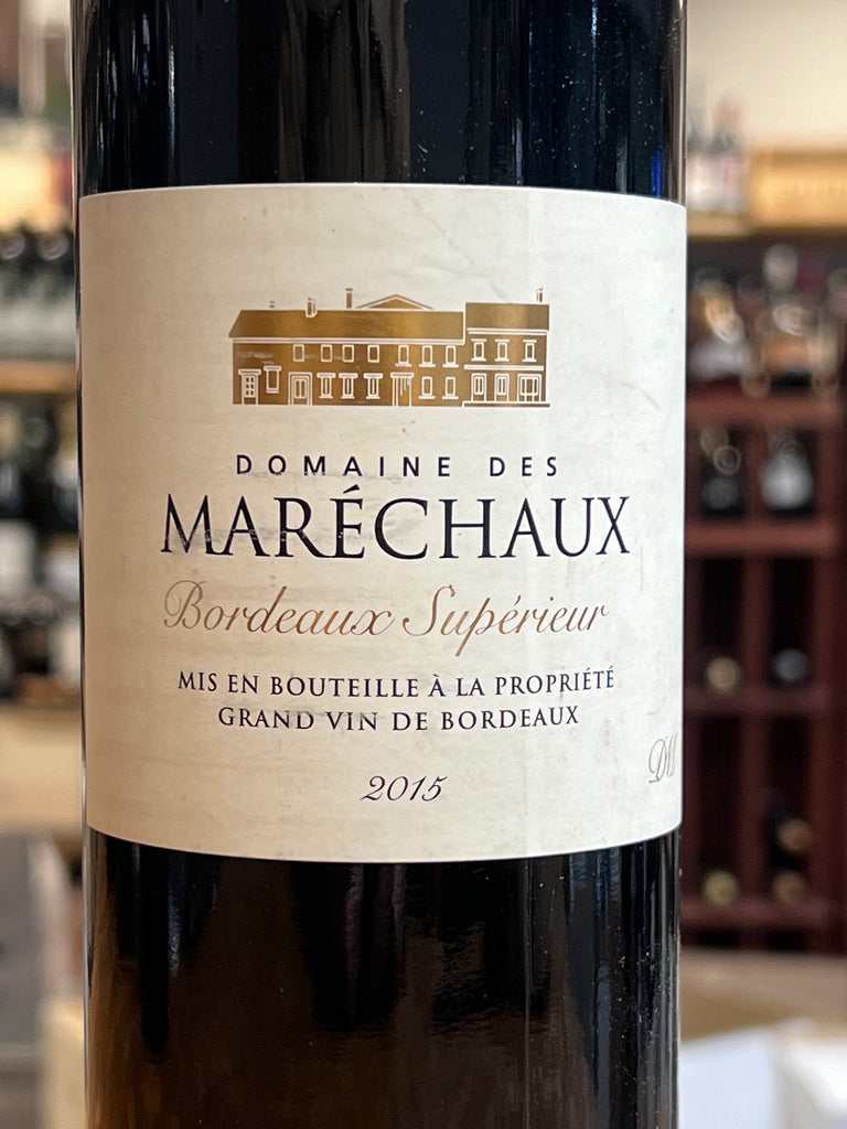 Domaine des Maréchaux Bordeaux Supérieur 2015