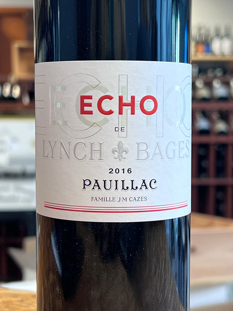 Echo de Lynch Bages Pauillac Bordeaux 2016