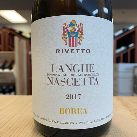 Rivetto Langhe Nascetta Borea Bianco 2017